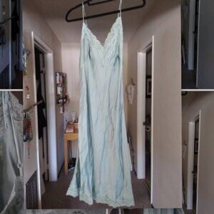 Vintage Victoria secret slip M silk